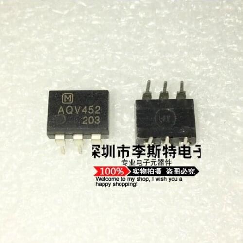 10pcs AQV452 DIP-6