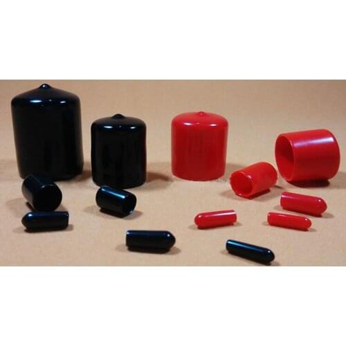 5mm inner PVC End cap pinhole fine tube steel screw bolt thread dust corrosion proof terminal cable 2 3 4 5 6 8 10 12 14 16mm