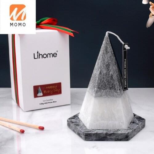 Handmade Ice Flower Fragrance Gift Box Aromatherapy Candle Purifying Air Niche Decoration for Birthdays Valentines Days Gift