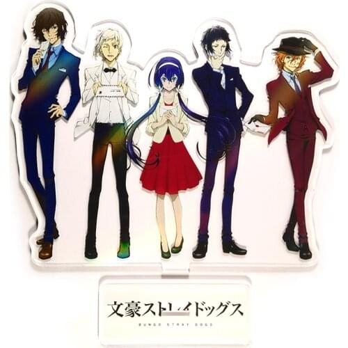 Bungo Stray Dogs Chuuya Ryuunosuke Ichiyou Motojirou acrylic standee figurines desk decoration cake topper anime