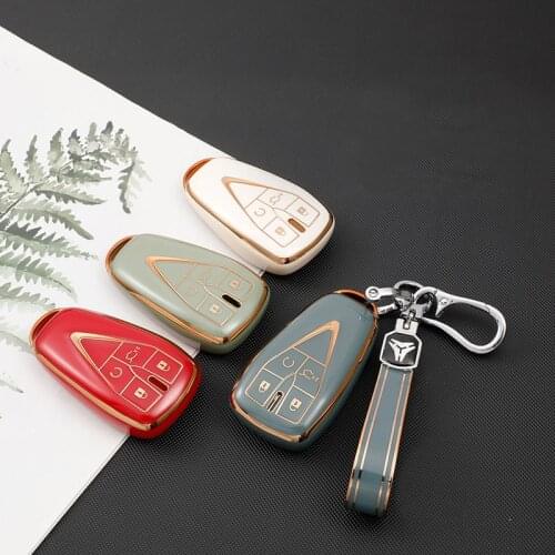 TPU Car Key Case Shell For Changan CS35PLUS CS55PLUS CS75PLUS 2019-2020 Protection Full Cover Auto Accessories