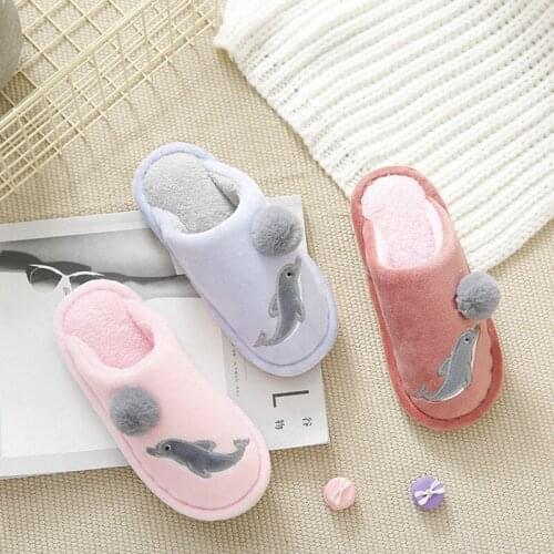 Childrens cotton slippers kids home shoes winter/autumn girls indoor slippers child boys leisure velvet warm slippers fashion