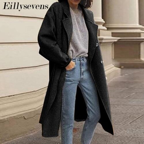 Eillysevens Women's Beige Coats