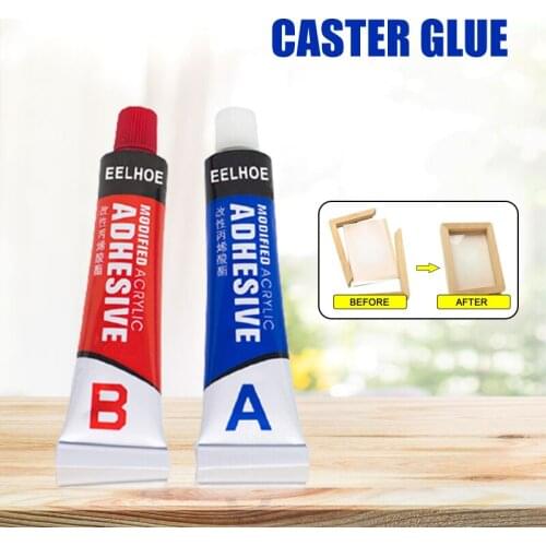 Metal Repair Glue with Red and Blue Glue Types Heat Resistant Long Lasting Fast Drying Durable Long Lasting for Wood Plastic