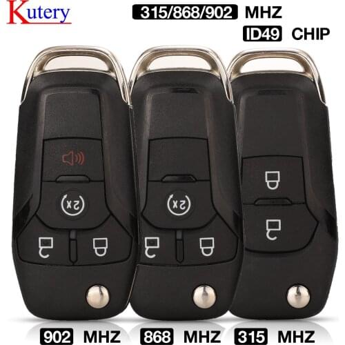 Kutery for Ford F-150 F-250 F-350 F-450 F-550 Ranger Keyless Entry Remote Key Remote control Start 315/868/902mhz id49