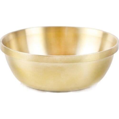Copper Tibetan Bowl Buddha Disciples to Supply Water Meditation Mini Brass Cup Home Desk Decor