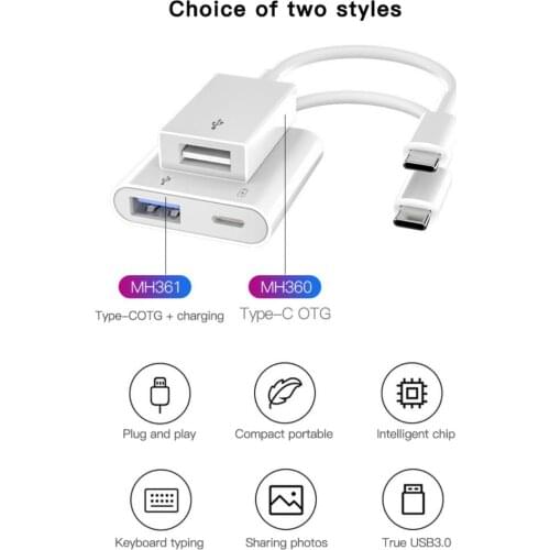 Type-C To USB OTG Adapter U-Disk Mouse Keyboard Camera Converter OTG USB For IPhone Adapter To USB 3.0 Adapter For IPhone Huawei