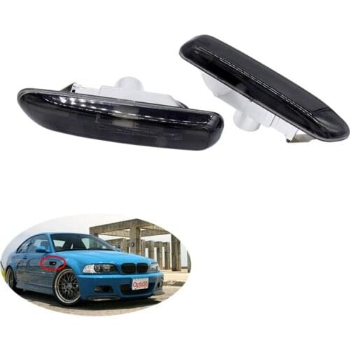 1 Pair Turn Indicator Side Marker Lamp Lights Turn Signal Light For BMW 3 Series E46 316I 318I 325I X3 E83 E90 4D/2D 1999-2003