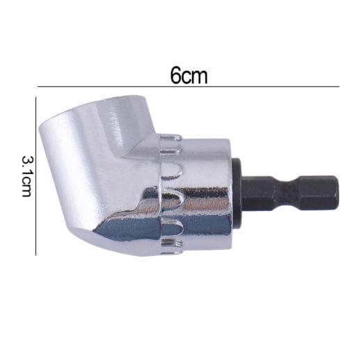 Right Angle Drill 105 Degree Right Angle Driver Angle Extension Power Screwdriver Drill Attachment 1/4inch Hex Bit Drill Bit