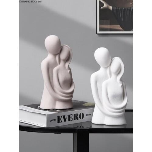 Simple Ceramic Abstract Figure Ornaments Creative Living Room Decoration To Send Friends Gifts Home Decoration Accessories