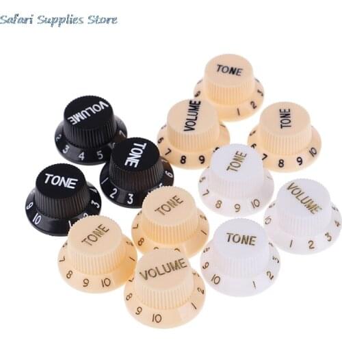 Guitars Strat Knob 1-Volume 2-Tone Control Knobs For Guitar
