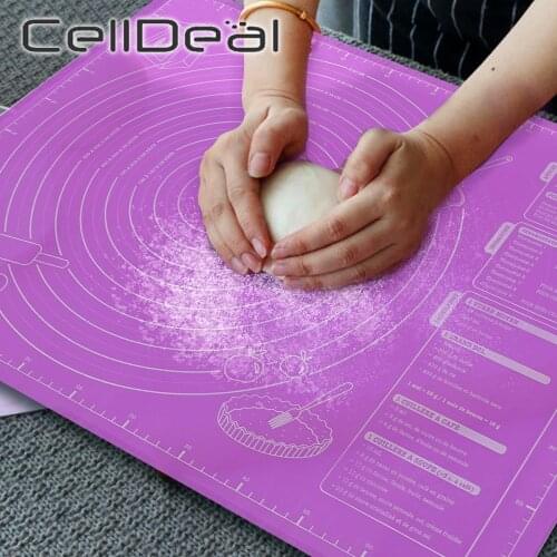 45x60cm Silicone Pad Baking Mat Sheet Extra Large Baking Mat for Rolling Dough Pizza Dough Non-Stick Maker Holder Kitchen Tools