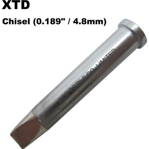Weller XTD Soldering Tip Chisel 4.8mm Replace WXP120 WP120 WP120IG WX1010 WX2020 WT1010H WD1000HPT WXMP120 Station Iron Handle