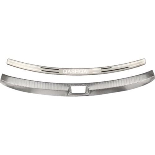 Car styling For Nissan Qashqai J11 2016 2017 2018 Stainless Steel car Rear Bumper Protector Sill Trunk Tread Plate Trim