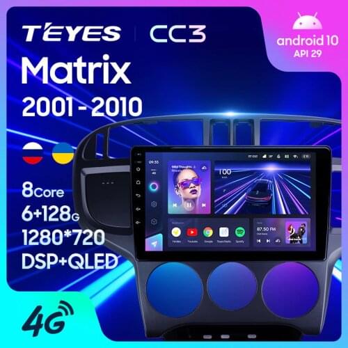 TEYES CC3 For Hyundai Matrix 2001 - 2010 Car Radio Multimedia Video Player Navigation stereo GPS Android 10 No 2din 2 din dvd
