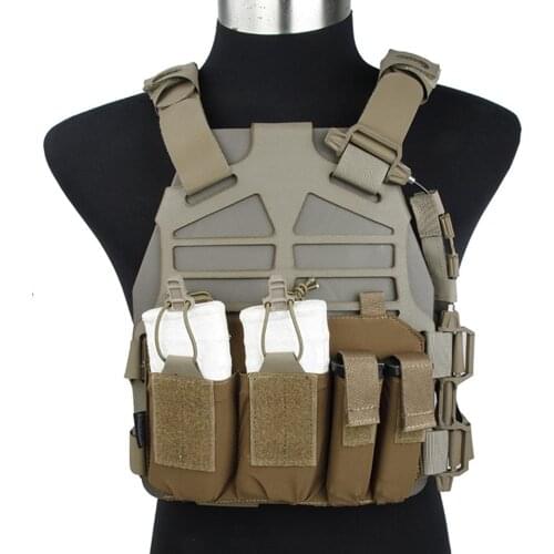 TMC SS Frame Tactical Vest Special Front Plate Attached Bag CB 5.569mm Single Clip Storage Bag Free Shipping TMC2683
