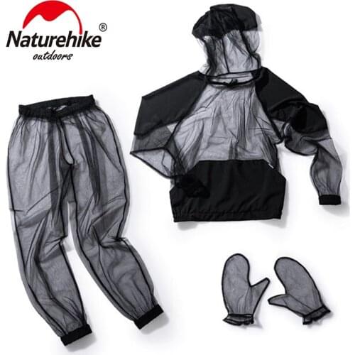 Naturehike Outdoor Ultralight Cool Breathable Anti-mosquito Anti-insect Soft Mesh Mosquito Repellent Clothing Fishing Suit
