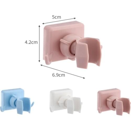 Universal Adjustable Hand Shower Holder Bathroom Accessories ABS Plastic Shower Slide Rail Bar Holder Bracket Stable Rotation