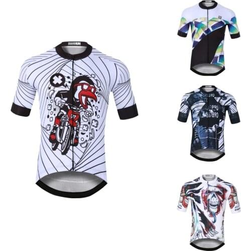 Mens Short Sleeve Cycling Jersey Bike Jersey Top Mountain Bike MTB Road Bike Cycling sports ciclismo cycling jersey bicycle