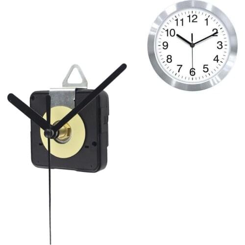 1 Set DIY Clock Mechanism Hanging Black Quartz Watch Wall Clock Movement Mechanism Parts Repair Replacement Essential Tools
