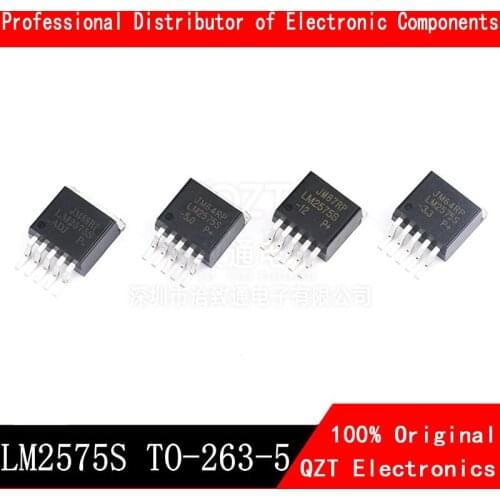 10pcs LM2575S-5.0 TO-263 TO263-5 LM2575-5 LM2575S LM2575S-ADJ LM2575-ADJ LM2575S-3.3 LM2575-3.3 LM2575-12 LM2575S-12 In Stock