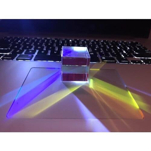 20mm *20mm*20mm Optical Physics Experiment Equipment Light Cube Prism