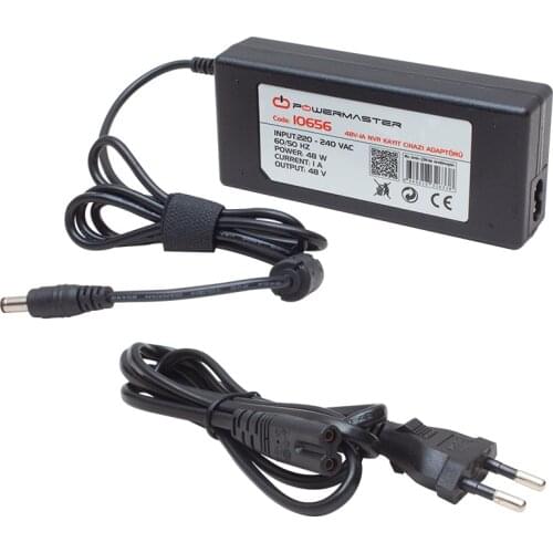 POWERMASTER 48 VOLT 1 AMP NVR RECORD ADAPTOR
