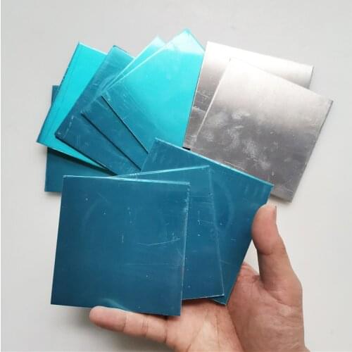 5pcs/10pcs 5052 Aluminum plate Flat Aluminum Sheet DIY Thickness 3mm 100x100mm Customizable