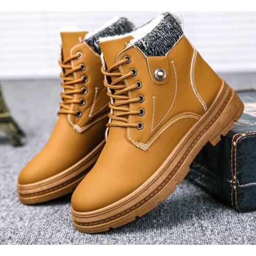 Shoes For Men Casual Boots Men Cowboy Mens Winter Fashion Casual Shoes Mens Causal Black Sapato Boot Hot Sale Botas