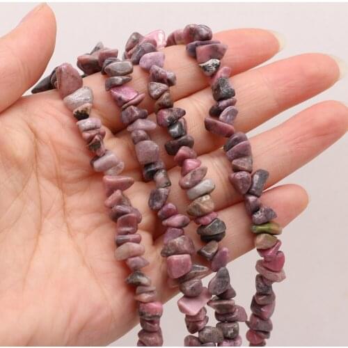 Natural Stone Beads irregularly Shaped Ruby and Sapphire Gravel Loose Beads For Jewelry Making DIY Bracelet Necklace Accessories