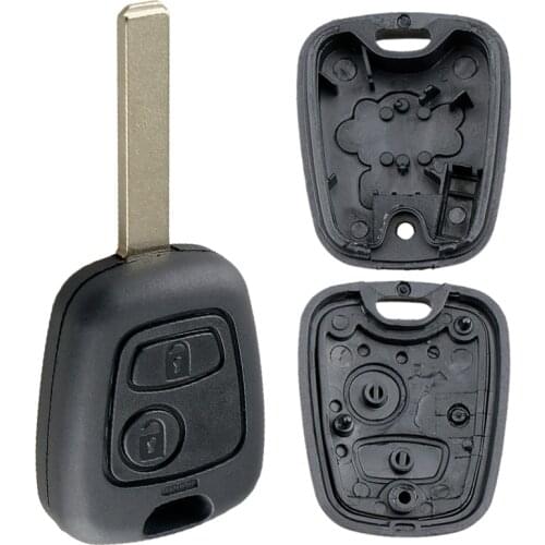 Car Key Shell Case 2Button Remote FOB Cover Fit for Peugeot Partner Expert Boxer