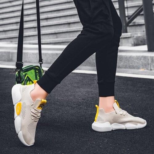 Black de zapatos Casual fashion shoe Fashionable mens hot white Breathable male sneaker on breathable mesh s summer 2020 sale