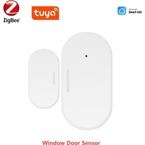 Tuya ZigBee Door Window Sensor Detector Home indoor Security System Smart Life App Remote Control And ZigBee Gateway