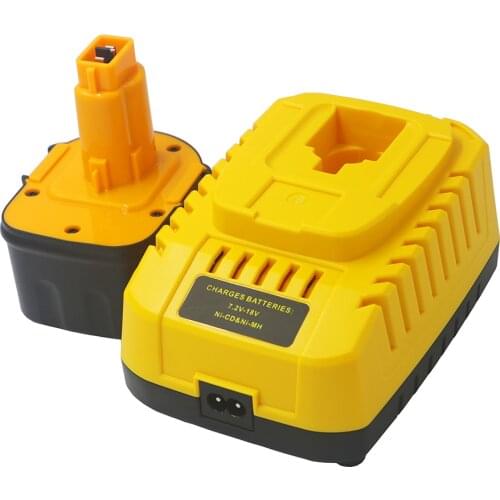 DVISI For Dewalt 12V battery+charger NI-CD NI-MH 2A 1.5Ah/2.0H/3.0AH DC9071 DW9071 DW9072 DE9071 DE9074 DW051 DW052 DW053