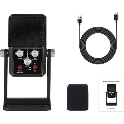 Multi-Point Condenser Microphones, Recording K Song Games, Live Broadcast Equipment, Desktop USB Microphones