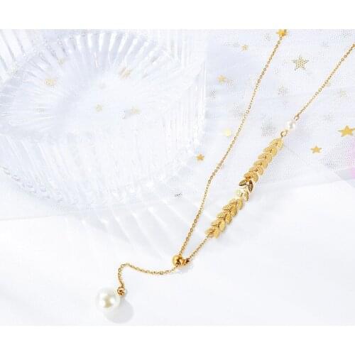 Fashion Jewelry AAA Zircon Pendants Necklaces For Women Rose Color Clavicle Necklace Ladies Pendant Jewelry Accessories