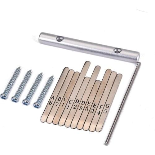 Musical Steel Keys for 10 Note Kalimba African Mbira Thumb Piano