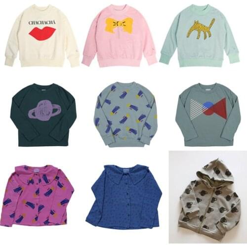 Kids Sweatshirt 2020 Brand New Autumn Winter Boys Girls Clothes Print Stitch Hooded Coat Baby Children Windproof Cotton Outwear