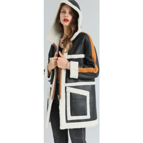 Sani Fur Coats With A Hood