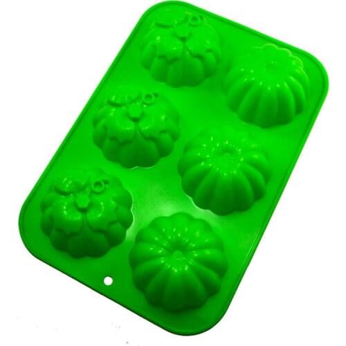Pumpkin Silicone Cake Mold Mousse Pudding Chocolate Mould Ice Cream Dessert Bakeware Pan Halloween DIY Baking Decorating Tools