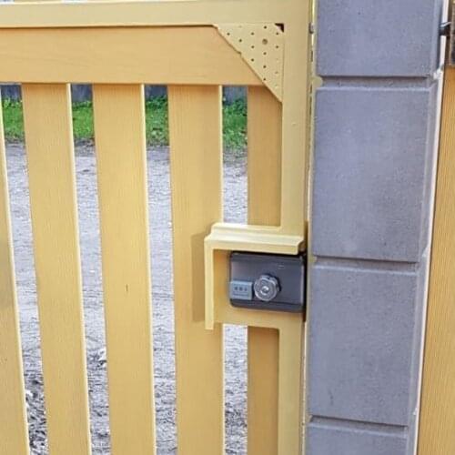 20pc tags DC12V Door&gate Access Control system Electronic integrated RFID Door Rim lock w/ 1000 users RFID reader for intercom