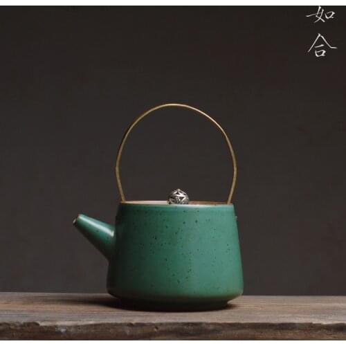Restoring ancient ways or Japanese girder girder little teapot narrow tao boiled warm the teapot tea pu 'er tea alcohol