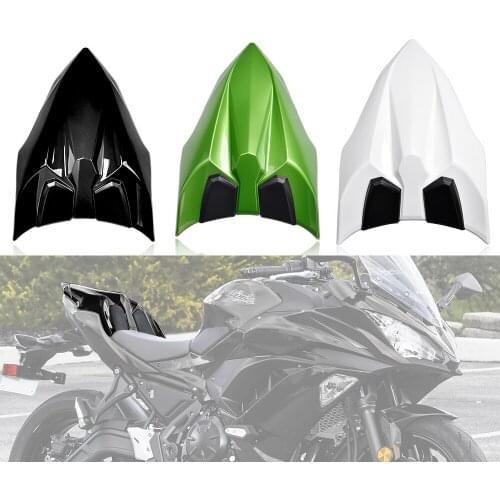 Motorcycle Rear Pillion Passenger Hard Solo Seat Cover Fairing Tail Section for Kawasaki Ninja 650 2017 2018 2019 2020