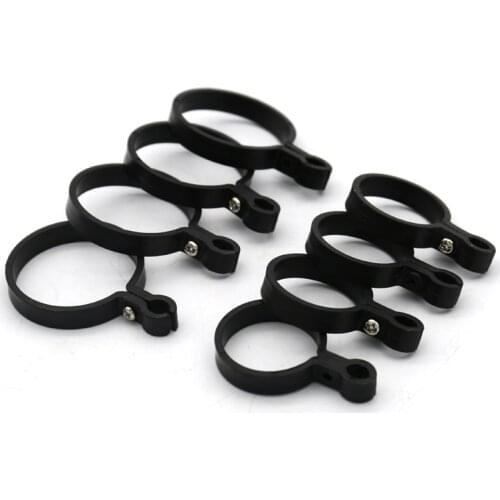 10 pieces 30MM 40MM plastic 8 word buckle water pipe clamp for agricultural spray drone 6MM 8MM water pipe plant protection mach