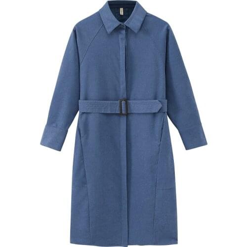 2021 New Women Shirt Dress Retro Corduroy Casual High Waist Belt Dresse Solid Color Streetwear Fashion Korean