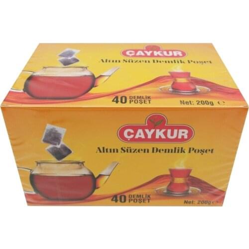Çaykur Golden Strained Teapot Tea Bag With Its Wonderful Drink 200 gr - 40s FREE SHİPPİNG