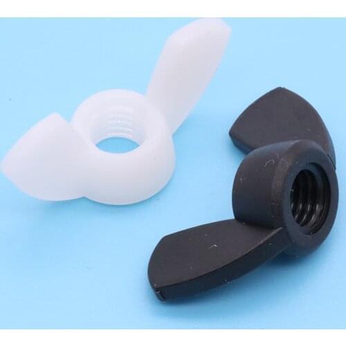 10pcs Plastic nylon dished nut butterfly hand screw sheep horn M4 / M5 / M6 / M8 / M12