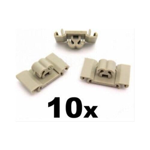 10x Plastic Side Moulding & Bumpstrip Trim Clips- For Vauxhall Astra G & Zafira A