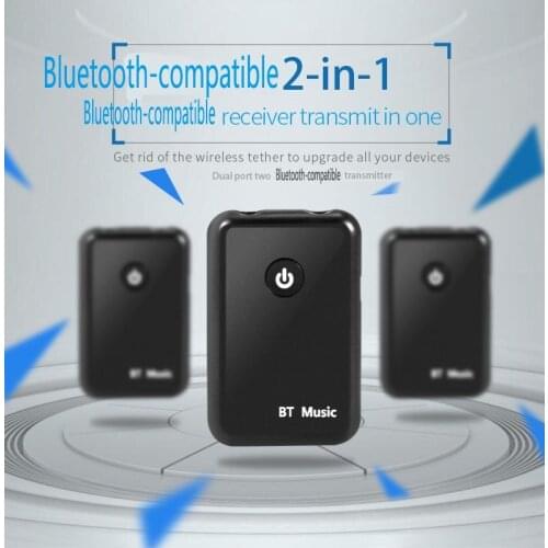 Elistooop 2 in 1 Wireless Bluetooth Transmitter Receiver 4.2 Audio 3.5mm Adapter For Smartphone PC TV 2019