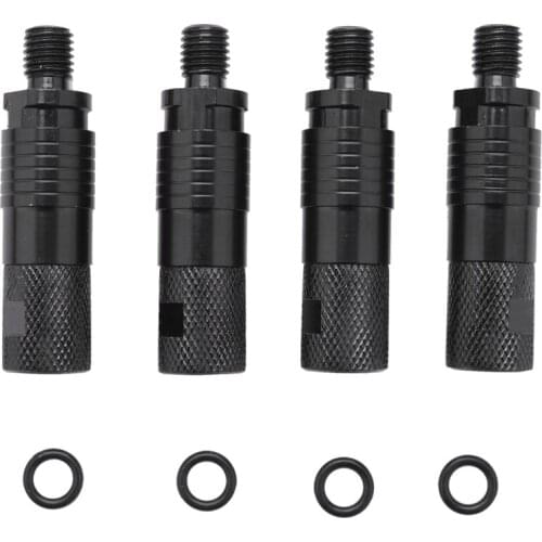 Hirisi 4Pcs Carp Fishing Quick Change Connector Easy To Install To Bank Stick Rod Pod Bite Alarms